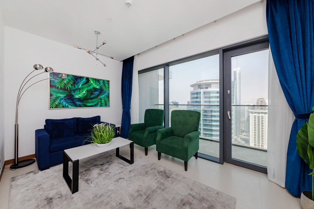 Дубай: Апартаменты Stylish 2BR with Marina Views
