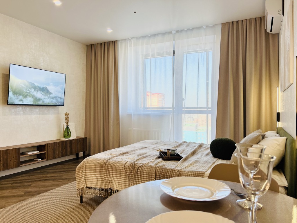 Омск: Апартаменты Cozy Rent Japandi