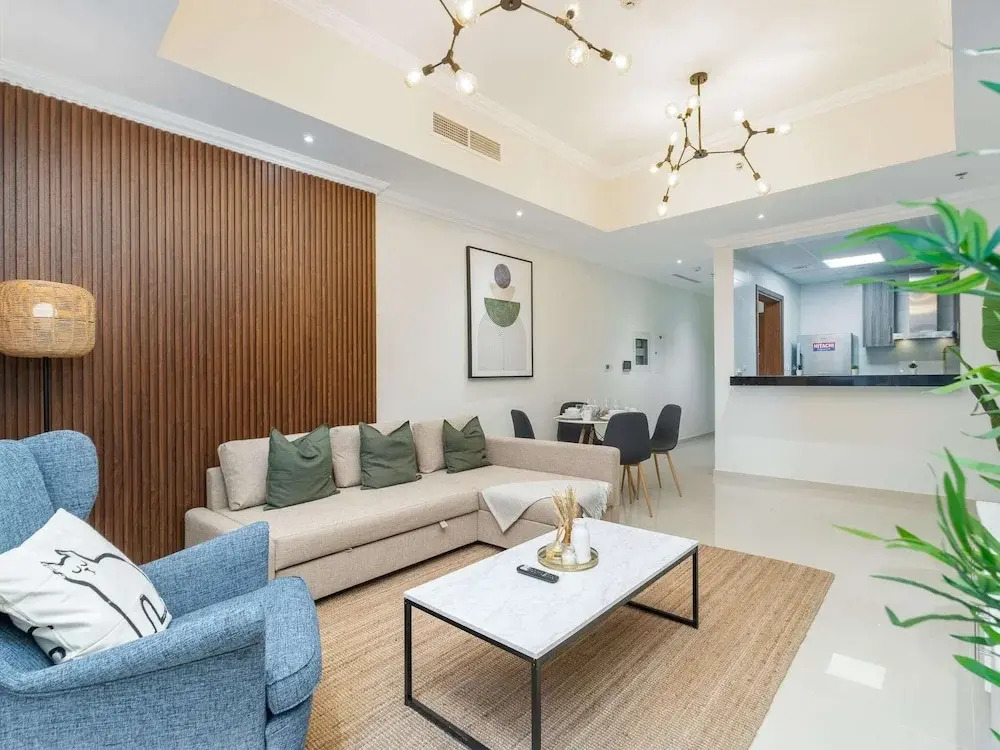 Дубай: 2bed Chic Apt Burj Khalifa Gym/pool by Belvilla