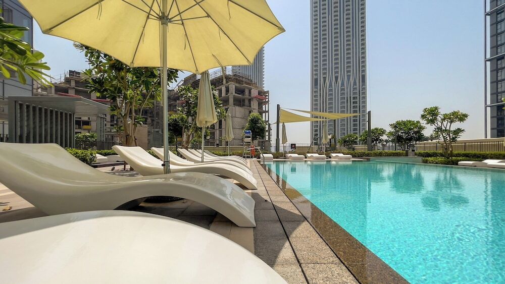 Дубай: GLOBALSTAY. Creek Rise Tower 1 Elegant Apartment