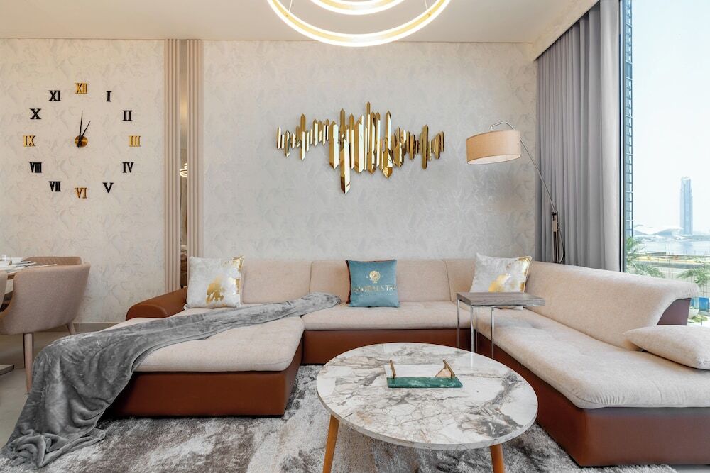 Дубай: GLOBALSTAY. Creek Rise Tower 1 Elegant Apartment
