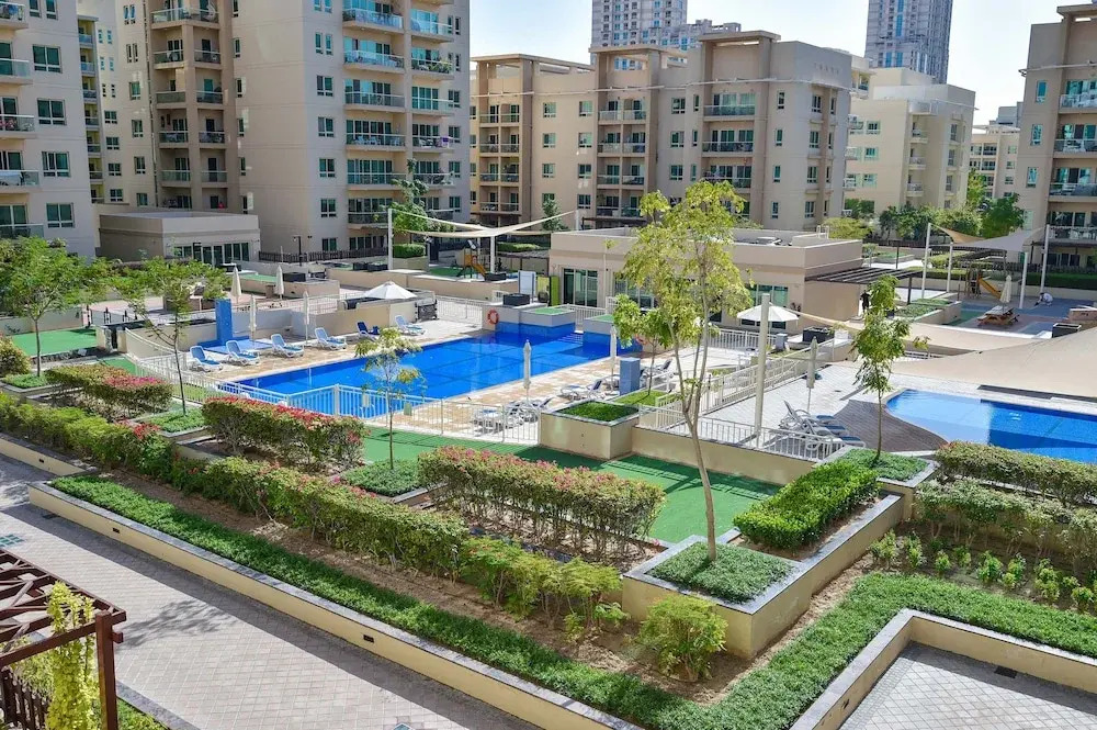Дубай: 1 Bedroom Pool View Apartment - OAS
