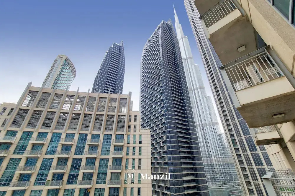 Manzil -Cozy 1BR Apt w/ Downtown Skyline Burj View — фото 5