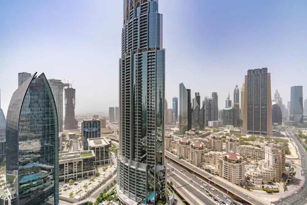 Дубай: Luxe Address Dubai Mall Studio Burj Sea Views
