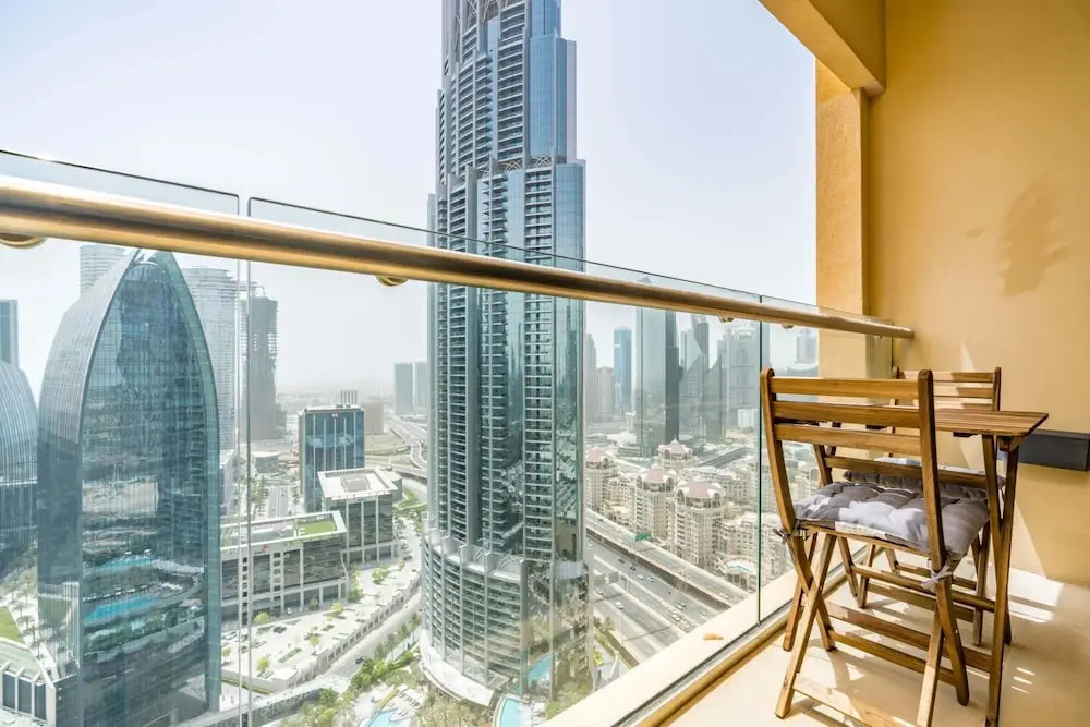 Дубай: Luxe Address Dubai Mall Studio Burj Sea Views