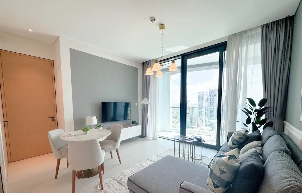 Дубай: Aya - Ideal 1BR Apartment in the Heart of new Dubai