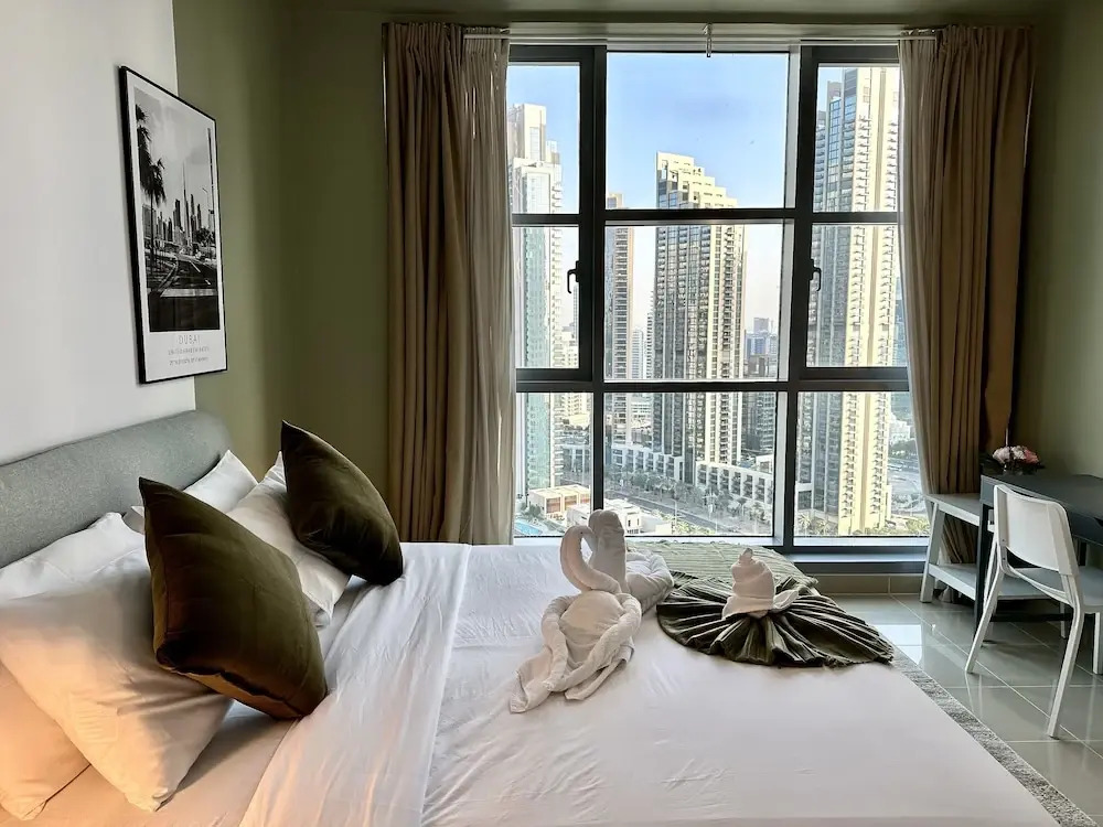 Дубай: Lux BnB Standpoint Tower Fountain View
