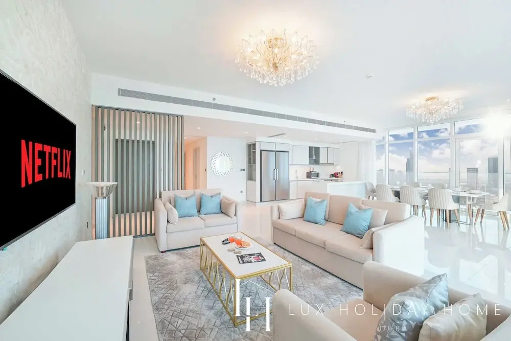 Дубай: LUX  Ultimate Palm Sea Skyline Penthouse