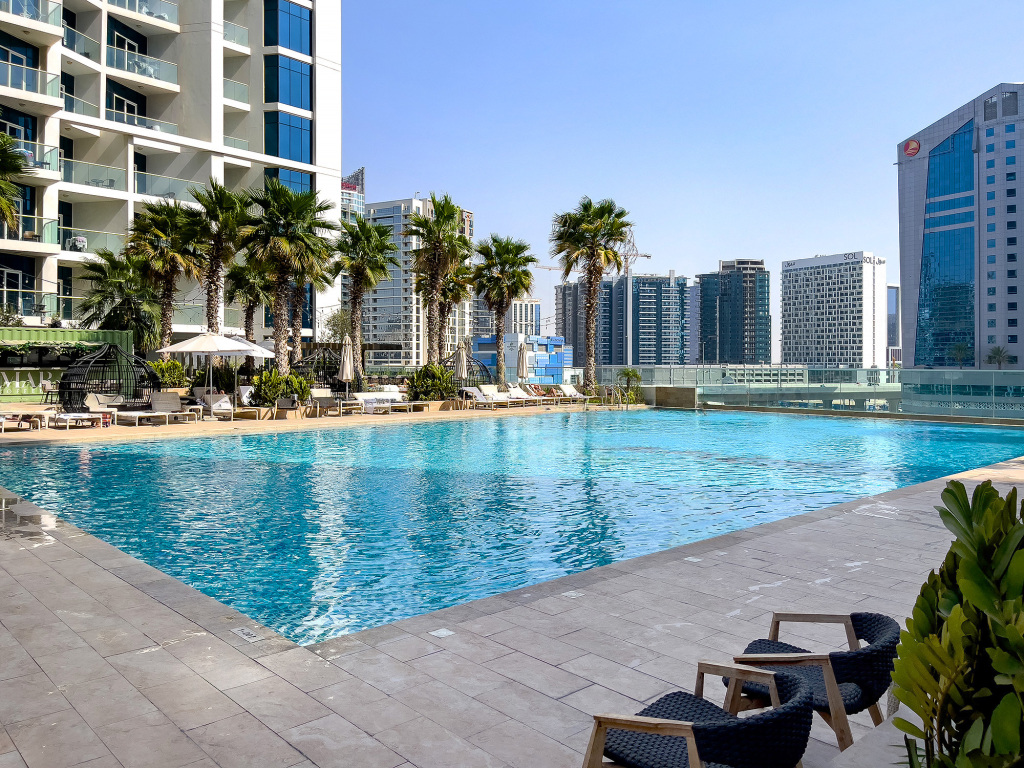 Дубай: Апартаменты Modern Studio at Damac Maison Prive