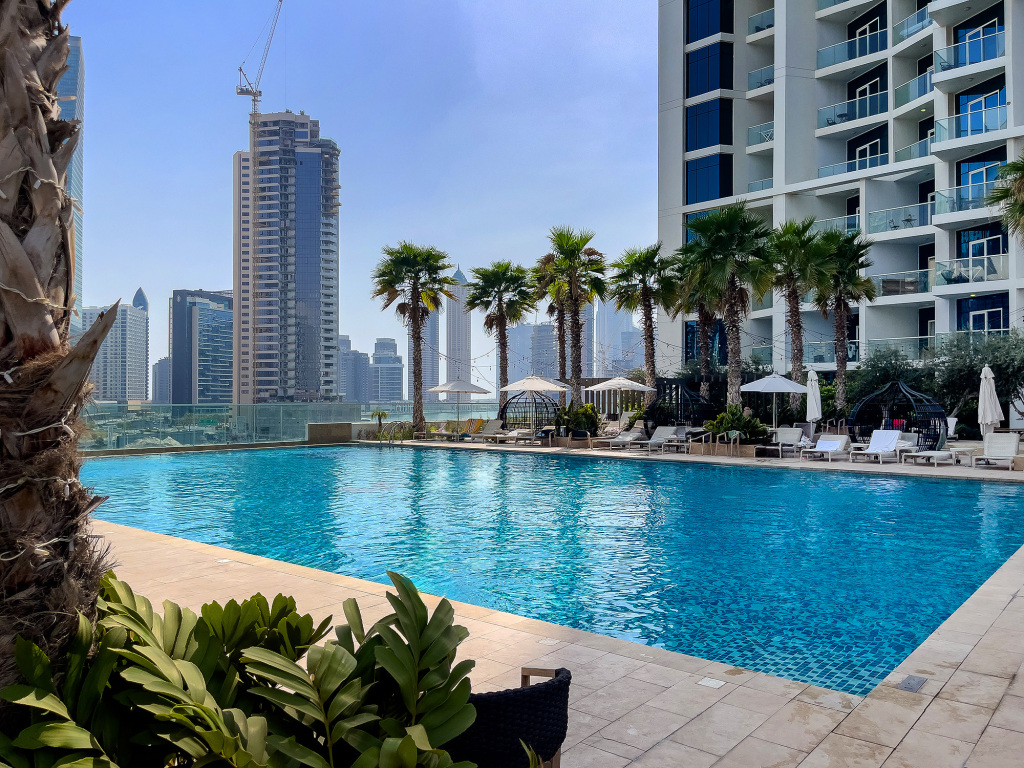 Дубай: Апартаменты Modern Studio at Damac Maison Prive