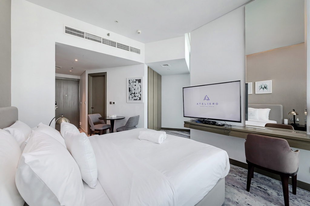 Дубай: Апартаменты Modern Studio at Damac Maison Prive