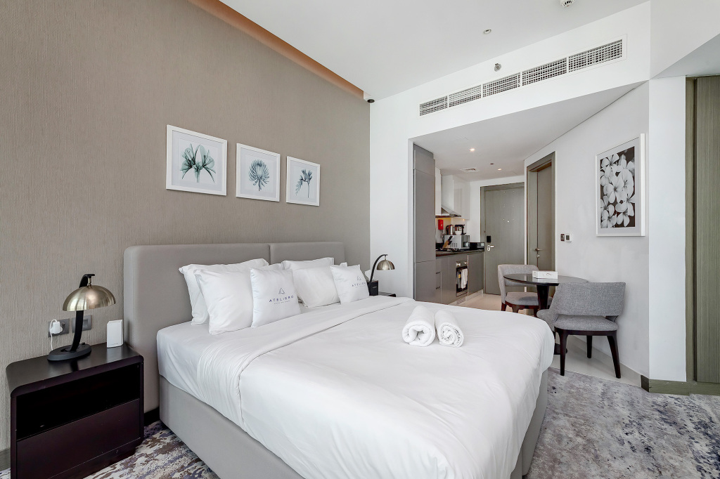 Дубай: Апартаменты Modern Studio at Damac Maison Prive