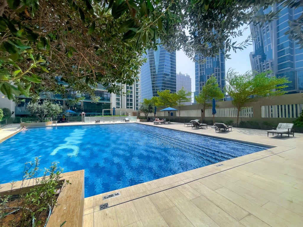 Дубай: Апартаменты Stylish 1BR at Damac Merano Tower with Great View