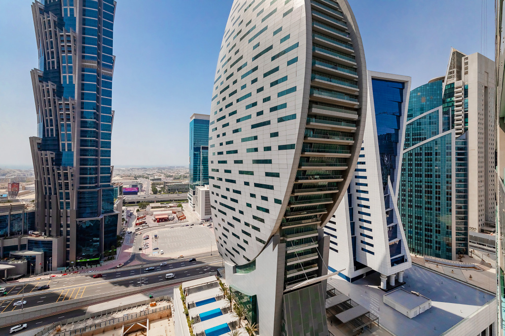 Дубай: Апартаменты Stylish 1BR at Damac Merano Tower with Great View