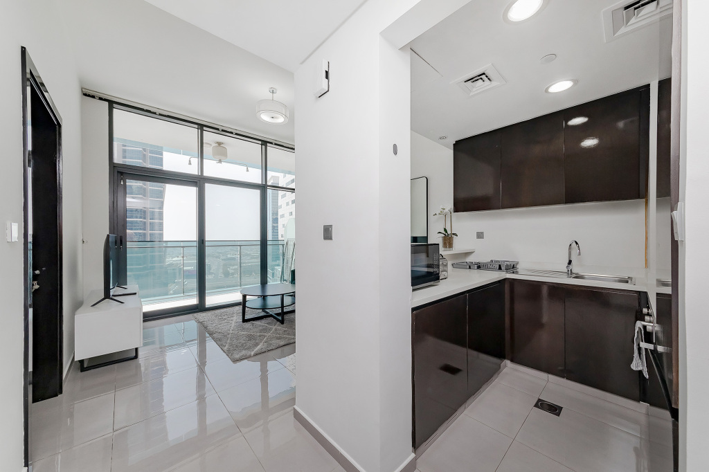 Дубай: Апартаменты Stylish 1BR at Damac Merano Tower with Great View