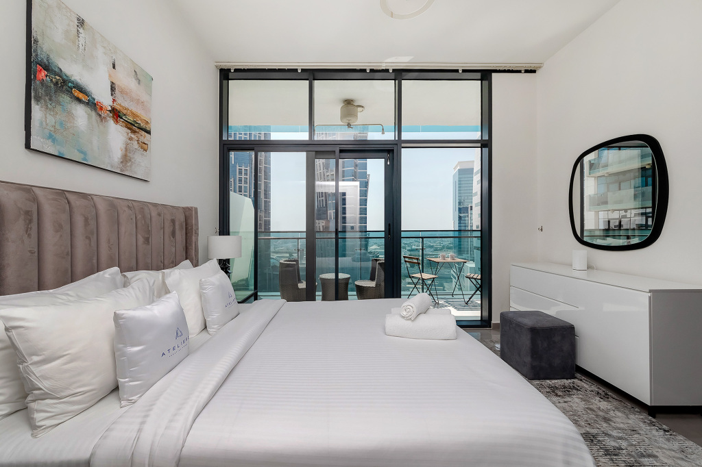Дубай: Апартаменты Stylish 1BR at Damac Merano Tower with Great View