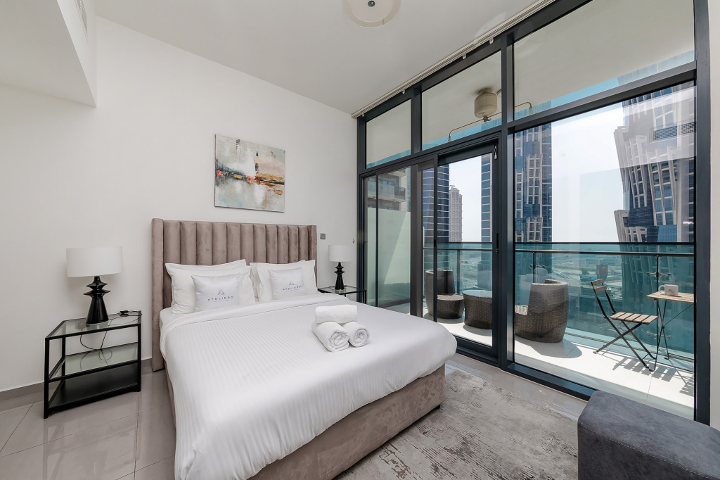 Дубай: Апартаменты Stylish 1BR at Damac Merano Tower with Great View