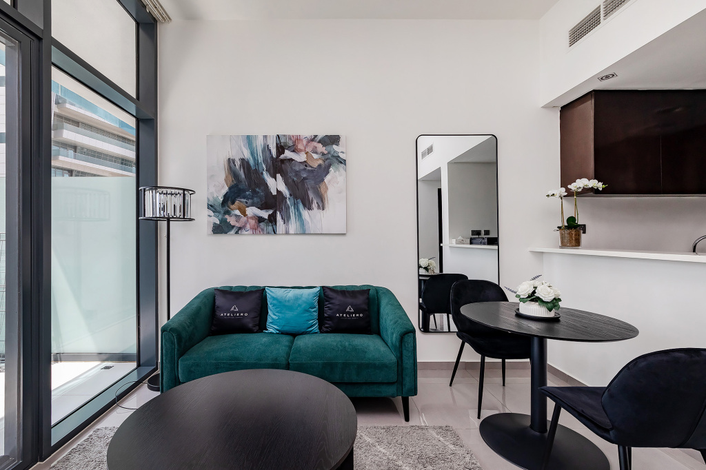 Дубай: Апартаменты Stylish 1BR at Damac Merano Tower with Great View