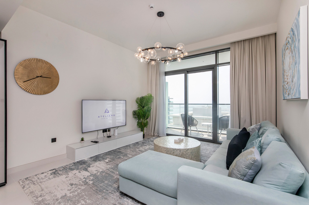 Дубай: Апартаменты Amazing 1BR in Marina Vista Emaar Beachfront