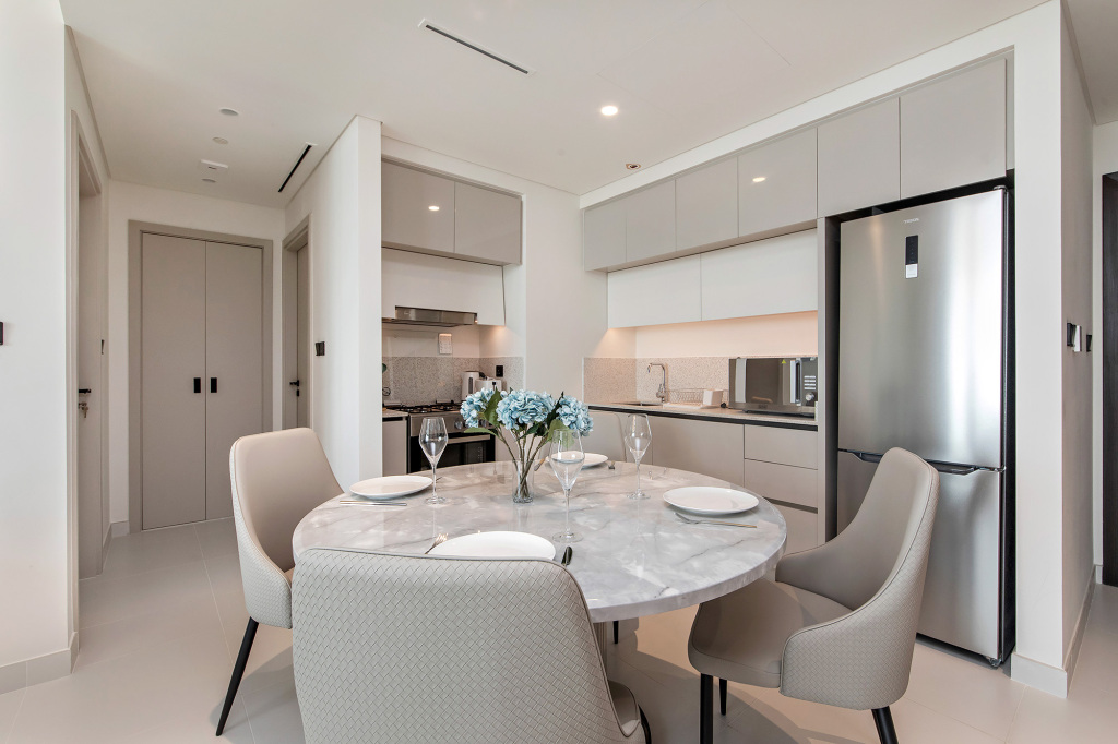 Дубай: Апартаменты Amazing 1BR in Marina Vista Emaar Beachfront