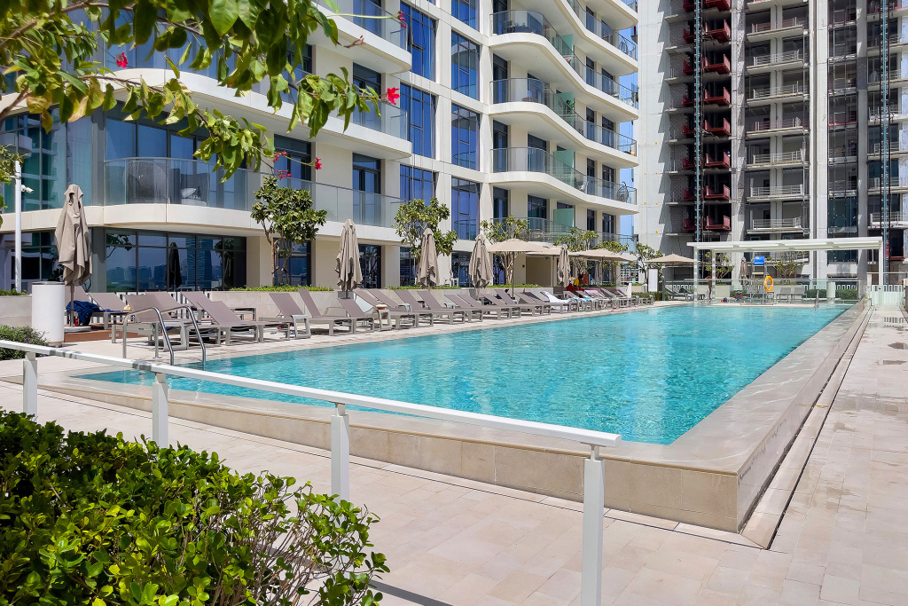 Дубай: Апартаменты Amazing 1BR in Marina Vista Emaar Beachfront