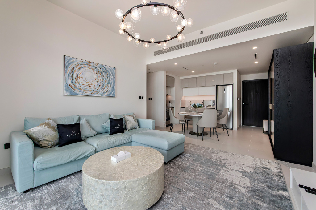 Дубай: Апартаменты Amazing 1BR in Marina Vista Emaar Beachfront
