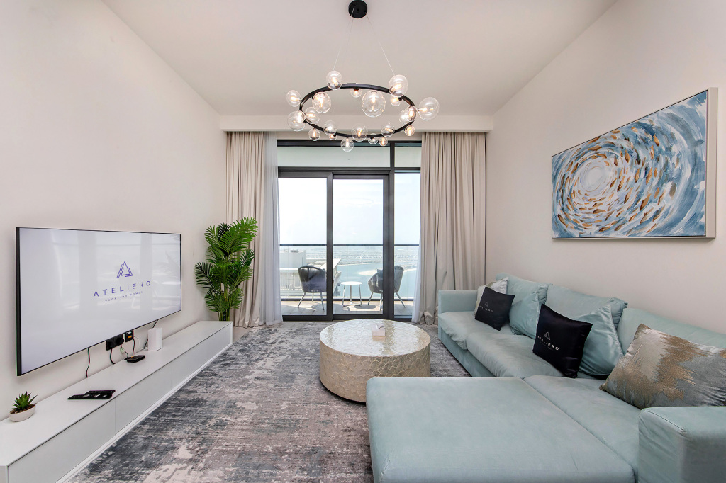 Дубай: Апартаменты Amazing 1BR in Marina Vista Emaar Beachfront