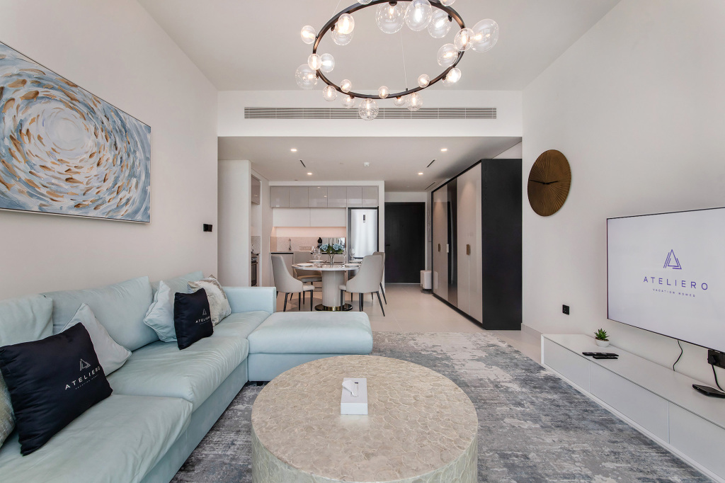 Дубай: Апартаменты Amazing 1BR in Marina Vista Emaar Beachfront