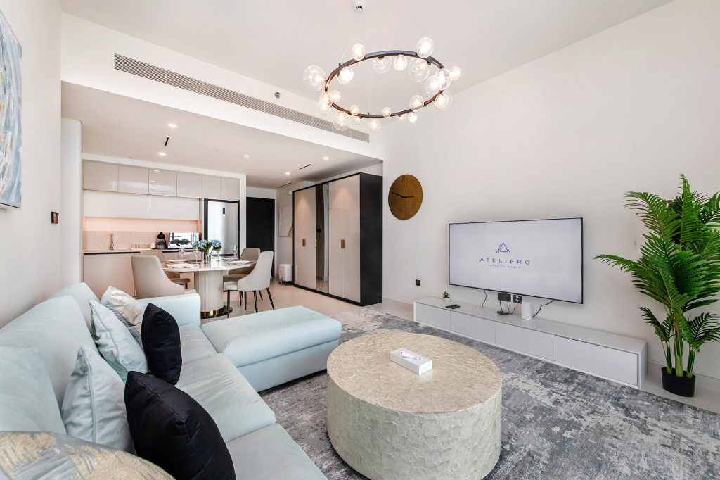 Дубай: Апартаменты Amazing 1BR in Marina Vista Emaar Beachfront