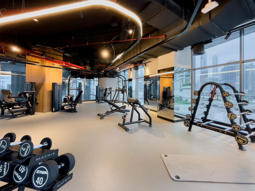 Дубай: Апартаменты Premium 1BR with Canal & Burj Khalifa view