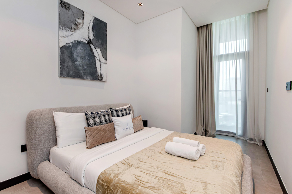 Дубай: Апартаменты Premium 1BR with Canal & Burj Khalifa view