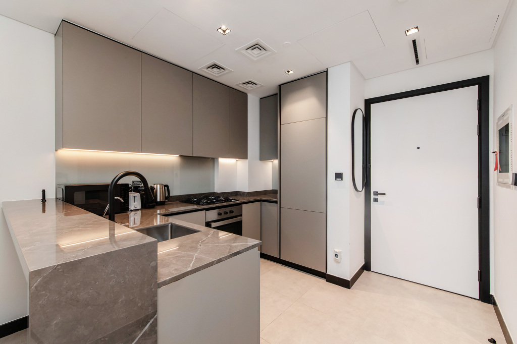 Дубай: Апартаменты Premium 1BR with Canal & Burj Khalifa view