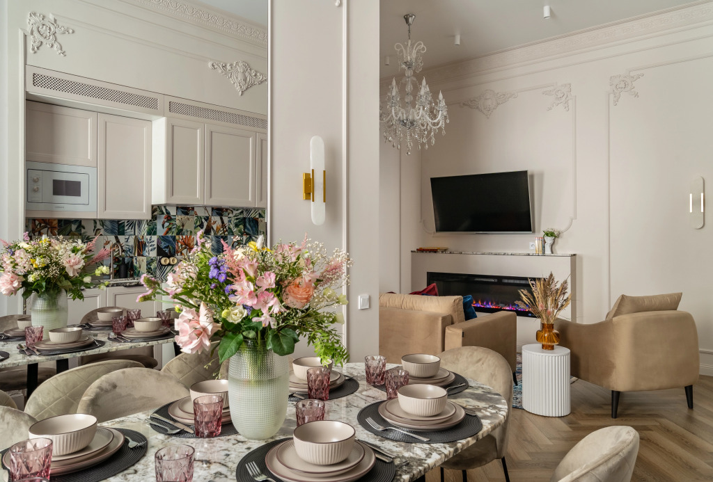 Апартаменты Дизайнерские 3х комнатные с камином Buyartapartments — фото 6