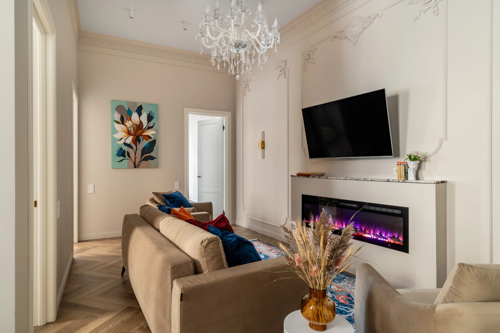 Апартаменты Дизайнерские 3х комнатные с камином Buyartapartments — фото 2