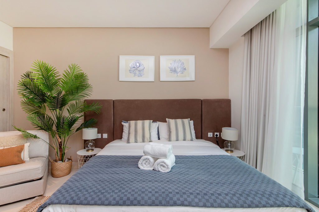 Дубай: Апартаменты Modern and Cozy Studio | Seven Palm Prime Location