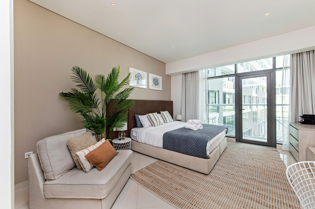 Дубай: Апартаменты Modern and Cozy Studio | Seven Palm Prime Location
