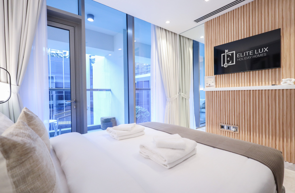 Дубай: Апартаменты Elite LUX Holiday Homes - Elegant 2BR Suite in Business Bay, Dubai