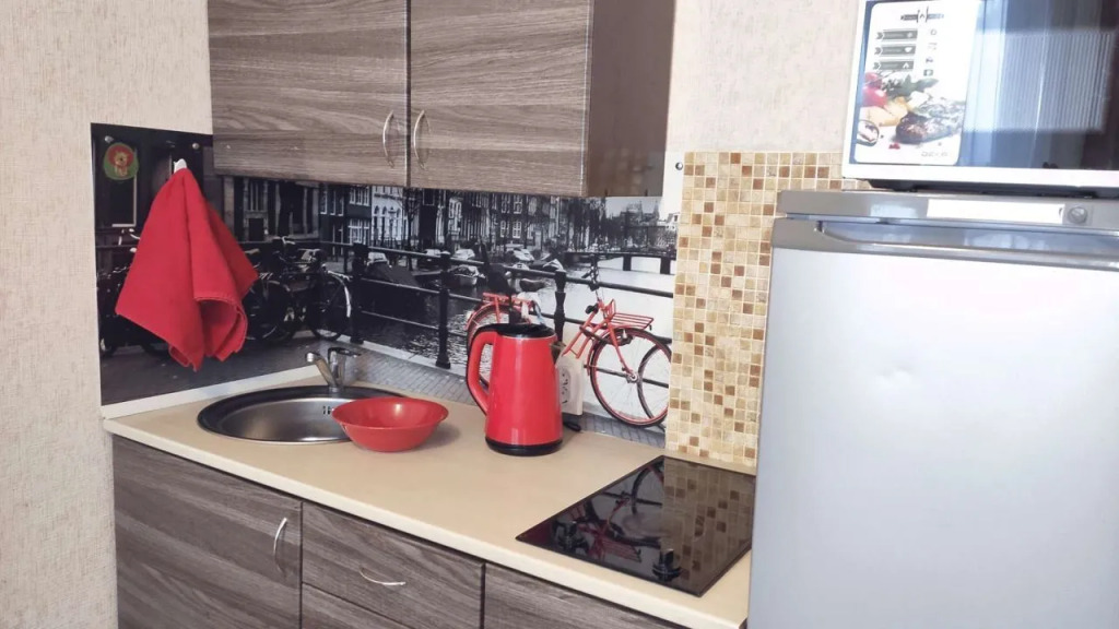 Нижний Новгород: Апартаменты студия с видом на озеро и Волгу