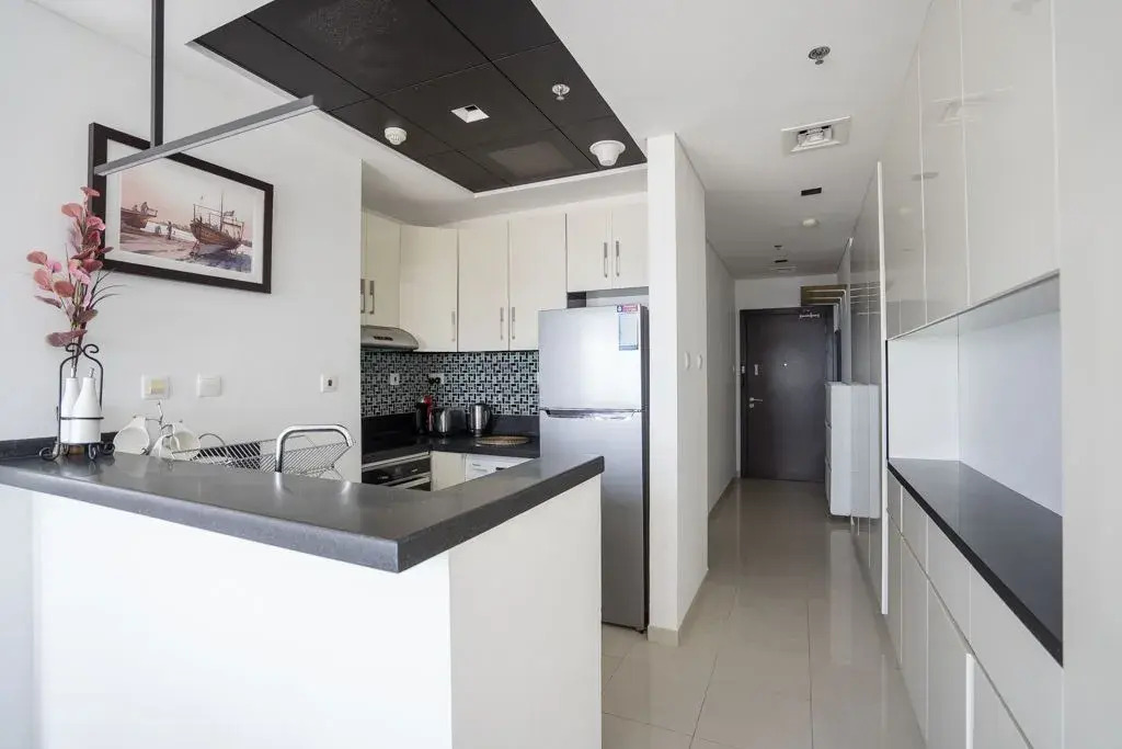 Дубай: Exceptional Apartment With Marina And Gulf Sea View