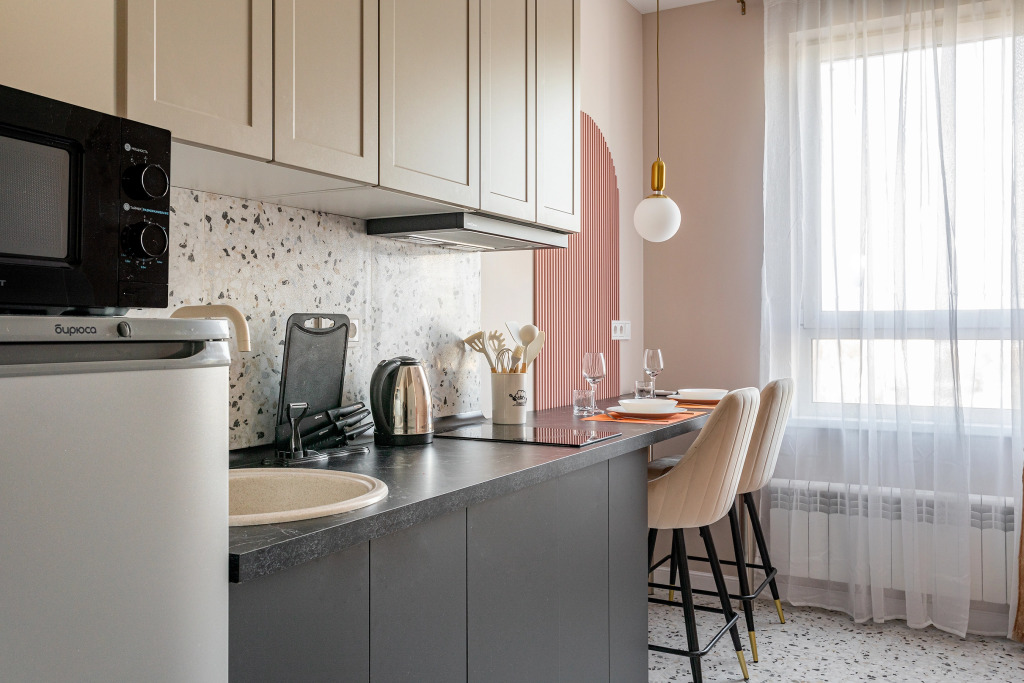 Москва: Апартаменты InHome24 Комфортные в нежных оттенках