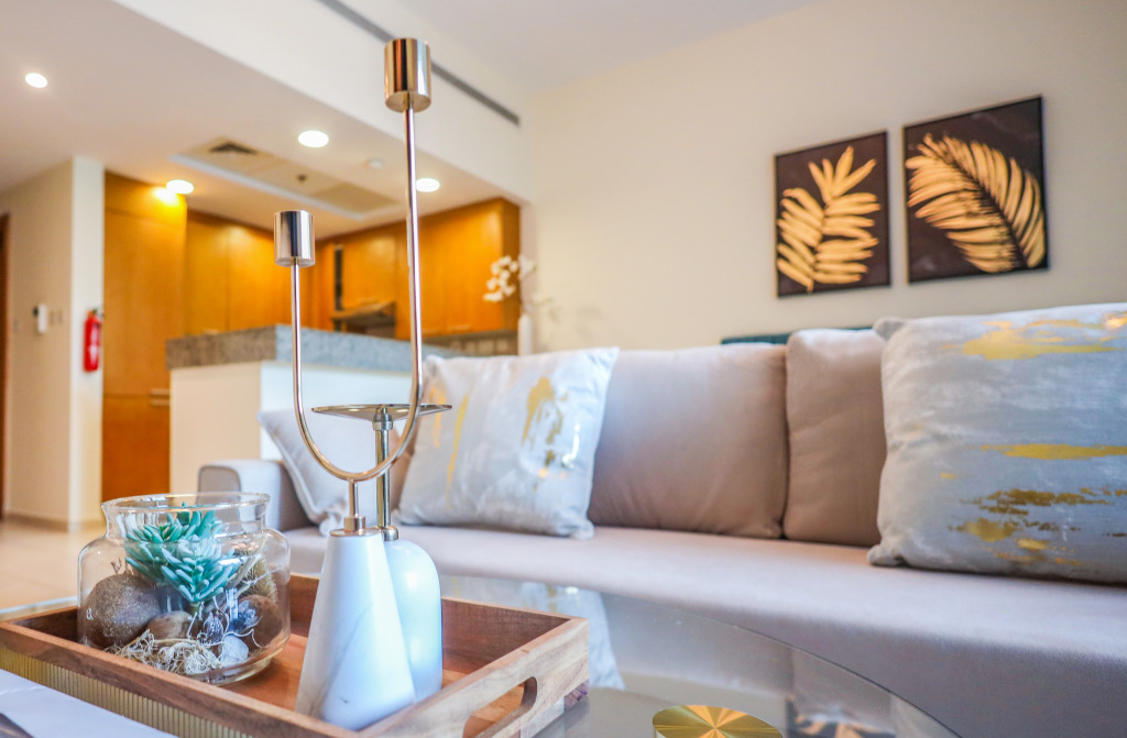 Дубай: Apartments Elite Lux Holiday Homes - Modern Comfort Studio in Business Bay