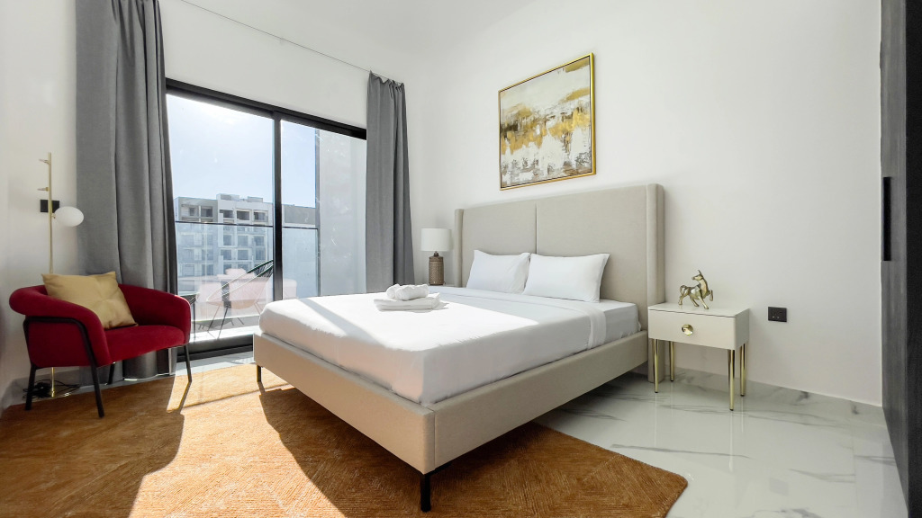 Дубай: Apartments Elite Lux Holiday Homes - Luxe Gardenia 2BR Haven in Arjan Apartments