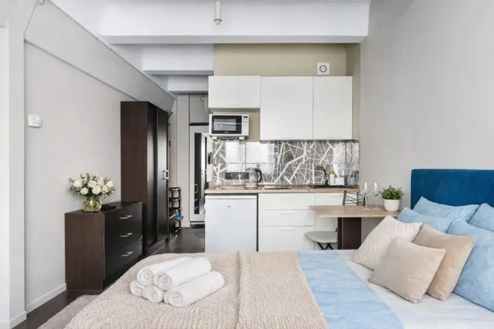 Москва: Апартаменты Студия с Видом на Город Best Flat Балтийская 15