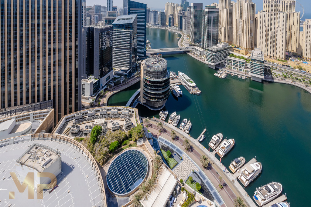Дубай: Апартаменты Marco Polo Chic 1BR in Marina Hub Expansive Balcony