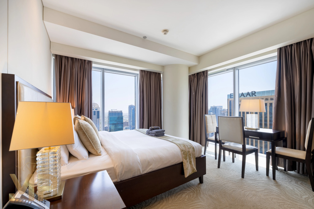 Дубай: Апартаменты Marco Polo Chic 1BR in Marina Hub Expansive Balcony