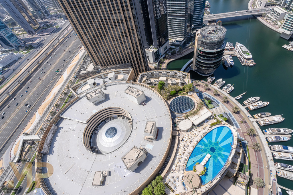 Дубай: Апартаменты Marco Polo Chic 1BR in Marina Hub Expansive Balcony