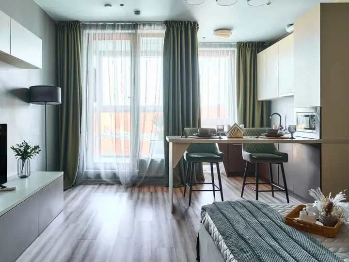 Москва: Апартаменты Алис Heavenly Bedscape
