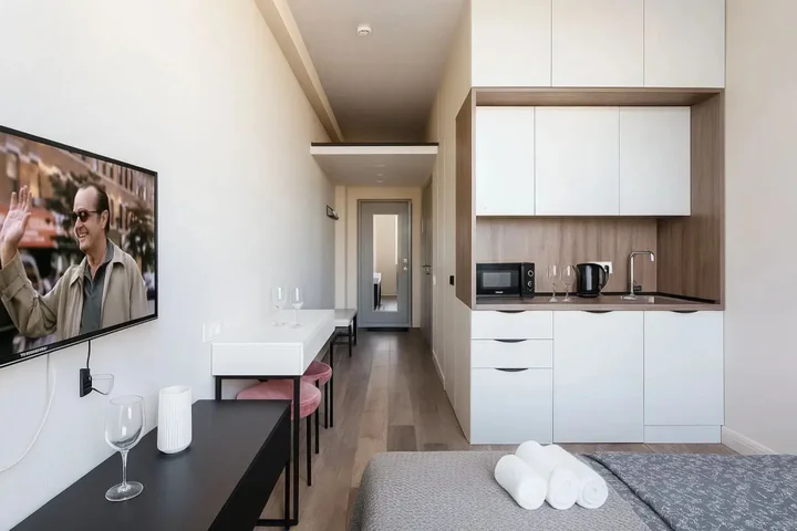 Москва: Апартаменты Студия с Видом на Город BestFlat24 Шереметьевская 85с2