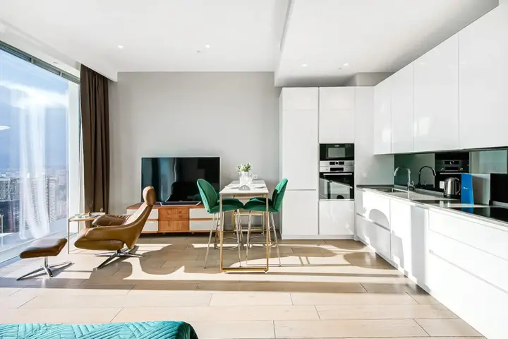 Москва: Апартаменты Fly Apartments на проезде 1-й Красногвардейский