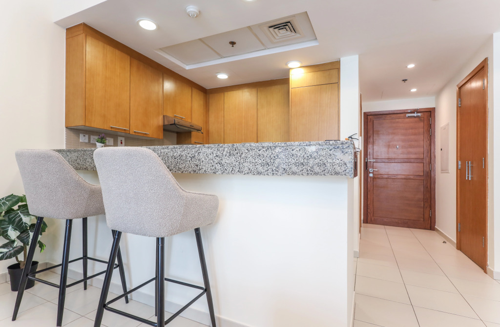 Дубай: Апартаменты Elite Lux Holiday Homes - Modern Elegance Studio in Business Bay, Dubai
